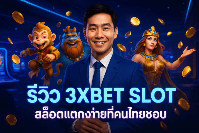 รีวิว 3XBET SLOT สล็อตแตกง่ายที่คนไทยชอบ