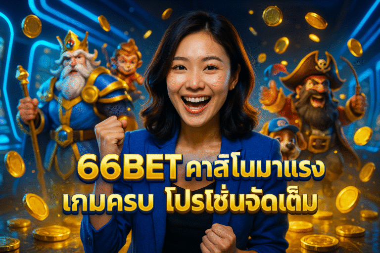 66BET คาสิโนมาแรง เกมครบ โปรโมชั่นจัดเต็ม