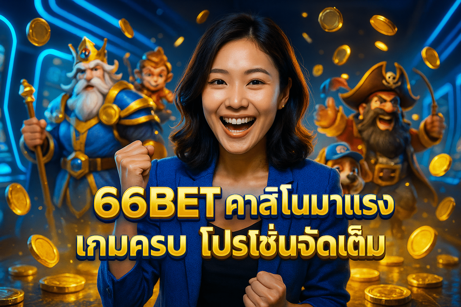 66BET คาสิโนมาแรง เกมครบ โปรโมชั่นจัดเต็ม